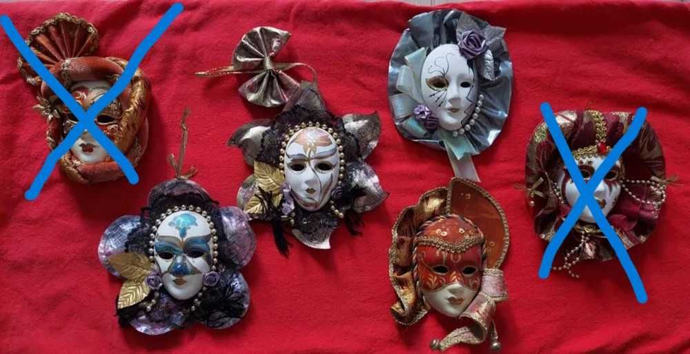 Maska wenecka dekoracyjna