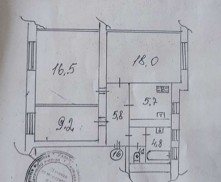 3к сталінка, Газ, вул. Антонова 2/23 к2, Чоколівка, Солом'янський р-н