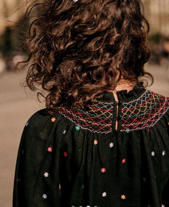 Sezane Lniana Sukienka Damska D boho