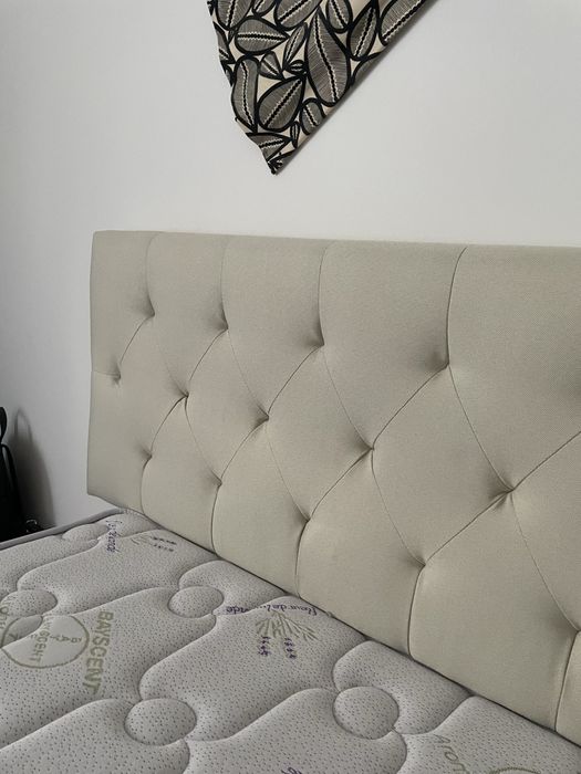 Cama casal sommier c/ cabeceira