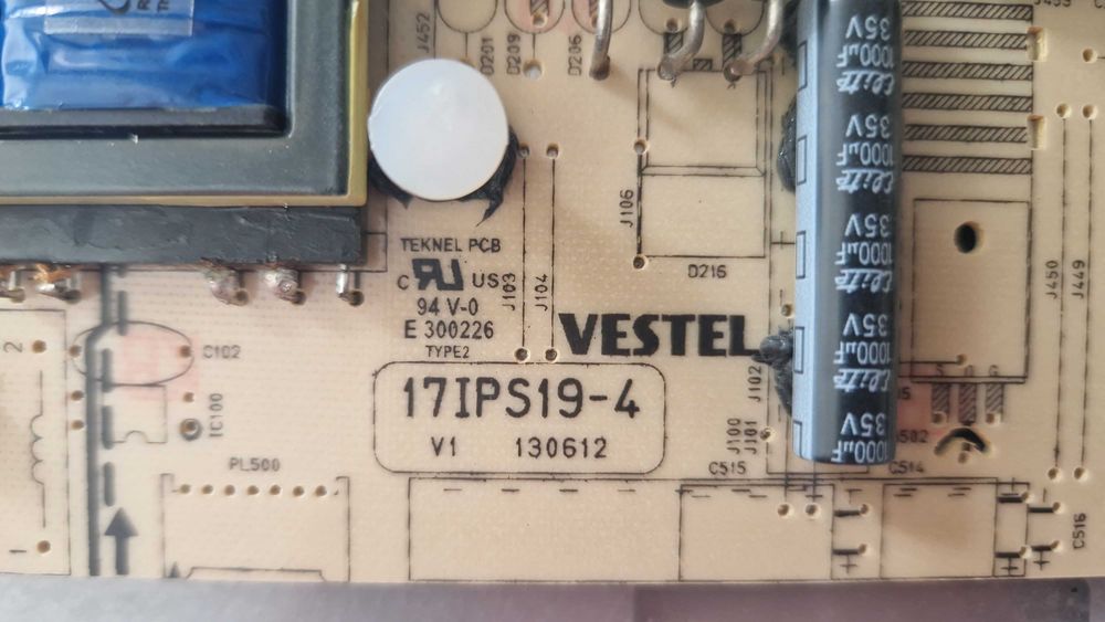 Peças TV Toshiba 32W1333G