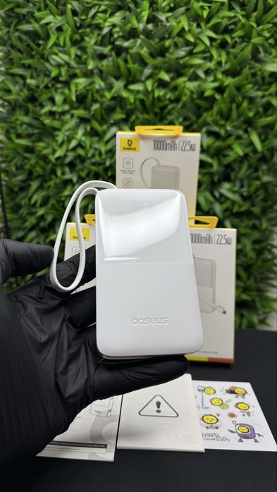 Стильний маленький павербанк Базеус Bipow2 energifill FC51 Baseus