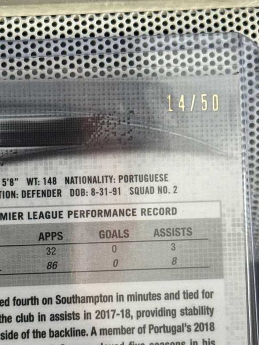 Topps Cédric Soares Autógrafo Numerado /50