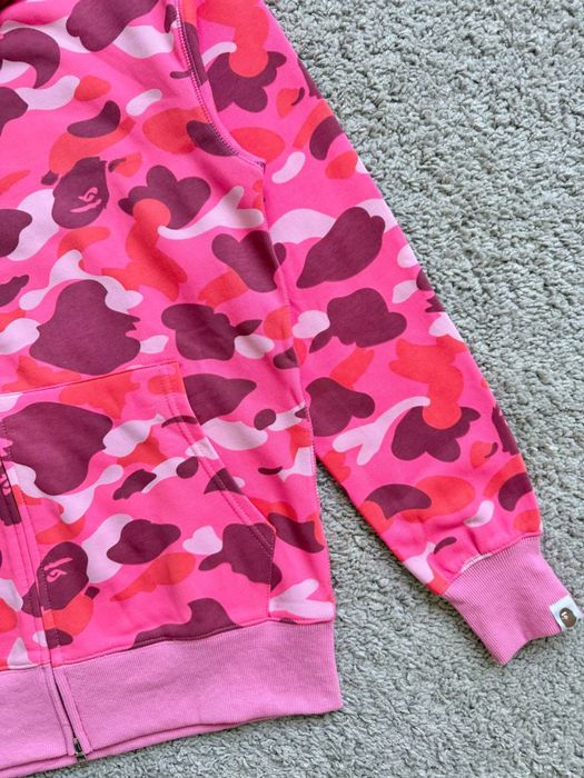 Зип худи Bape Shark Pink