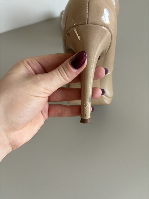 Szpilki bezowe deezee 37 brazowe