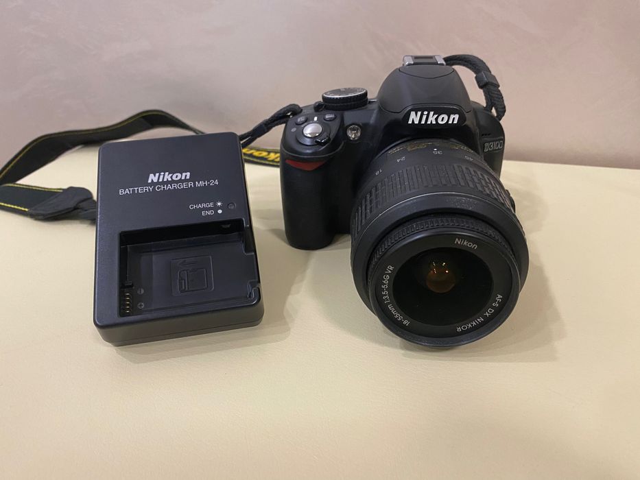 Дзеркалка Nikon D3100 + новий акум, 18-55 mm