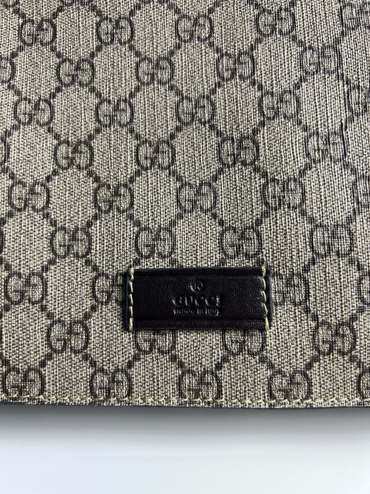 Чоловіча Сумка-Месенджер Gucci Supreme Монограм Шкіряна
