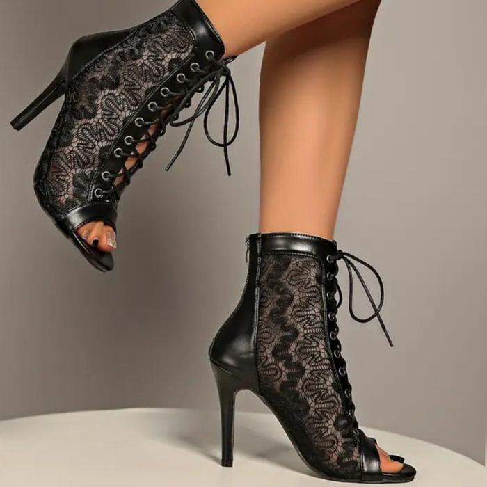 Туфлі сітка для high heels "Maison Éclat" ,хай хілс ,подвійна сітка