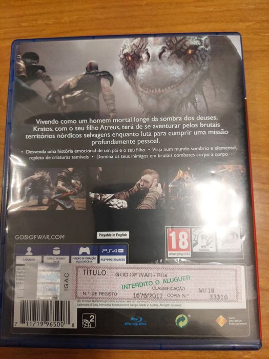 PS4 - God Of  War  em português