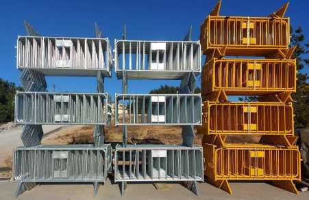 Barreiras Anti-Motim Galvanizada