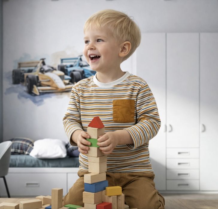 Zara baby 110 Bluzka w paski bezowe brazowe z meszkiem