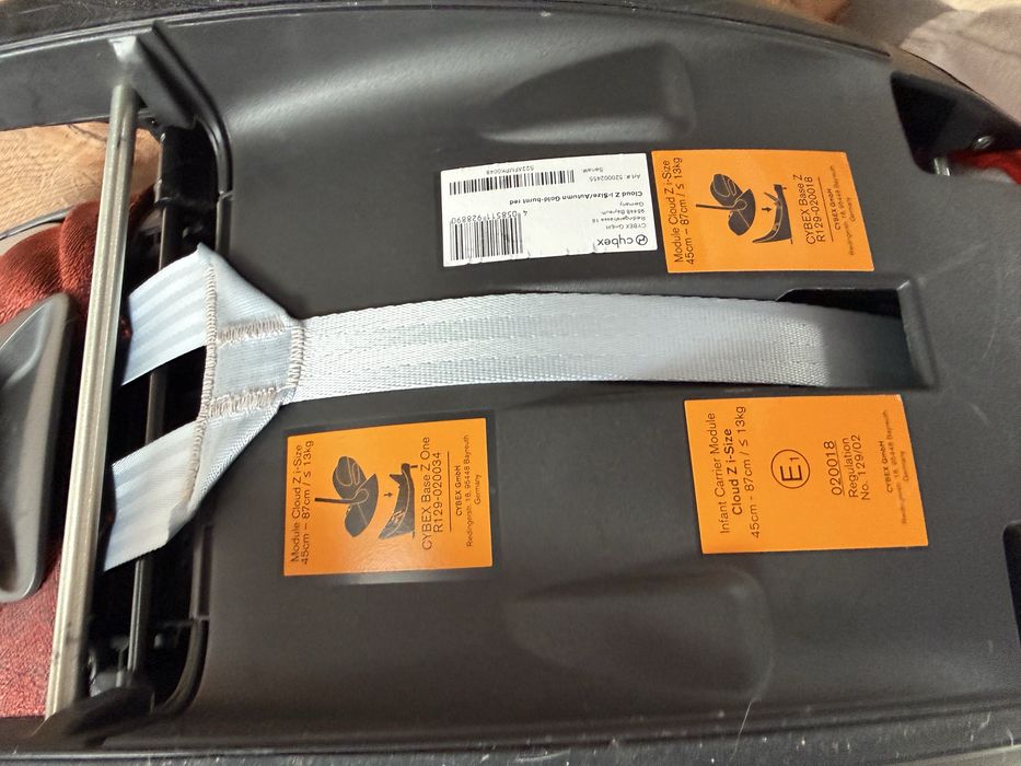 Cybex Cloud Z i-Fix Autumn Gold + baza ISOFIX 360° – stan bardzo dobry