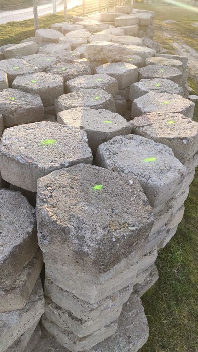 Terlinka trylinka trelinka kostka betonowa sześciokątna
