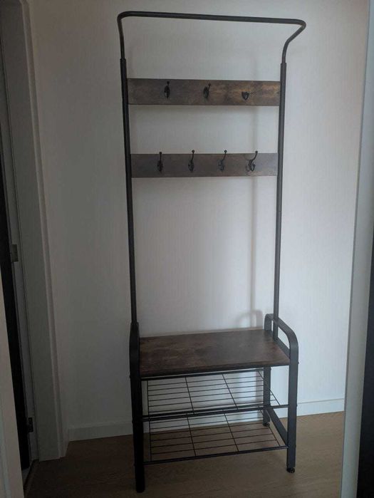 Móvel de Entrada / Cabideiro com Banco e Sapateira