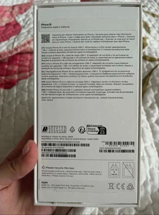 Iphone 16 128 gb