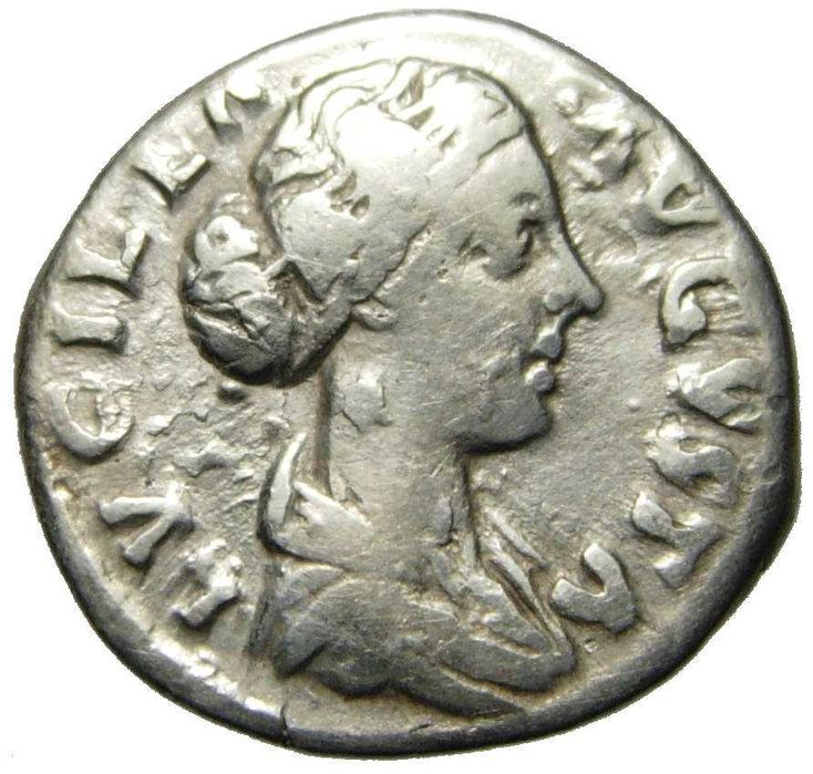 Denário do Império Romano da imperatriz Lucila (161-169 dC)