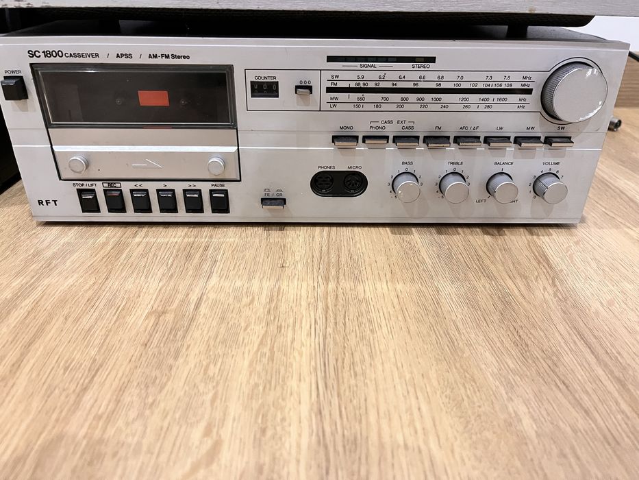 Amplituner RFT SC 1800 i gramofon