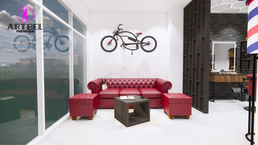 Mobiliario barbearia