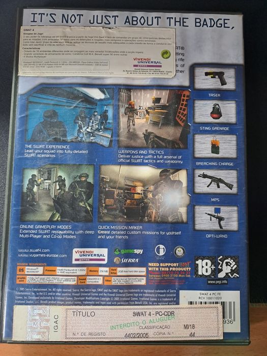 SWAT 4 – PC CD-ROM (2 Discos)