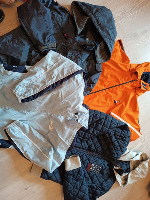 Zestaw 4 kurtek 128/134 puma tom tailor