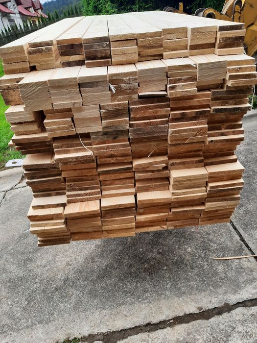 Deski strugane, heblowane, listwy gr.20mm i 13mm