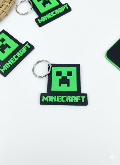Porta-Chaves Minecraft Creeper - Pack de 10 Unidades