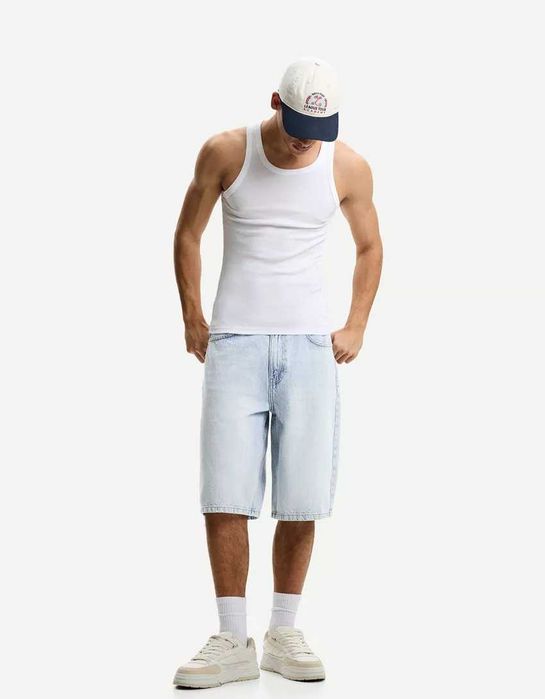 нова колекція бершка мішкуваті джинсові шорти шорты XS S M L XL XXL