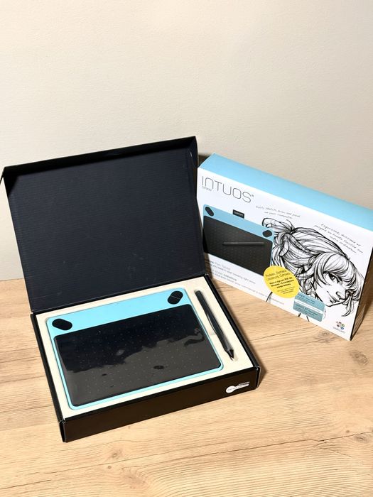 Tablet graficzny Wacom Intuos Draw Small Mint Blue
