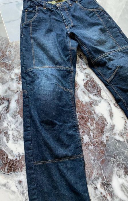 Мото штани-джинси