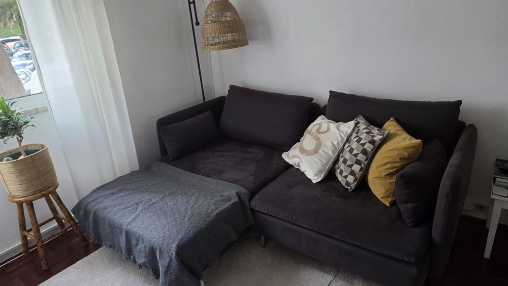 Sofá SÖDERHAMN 2x lugares com chaise longue