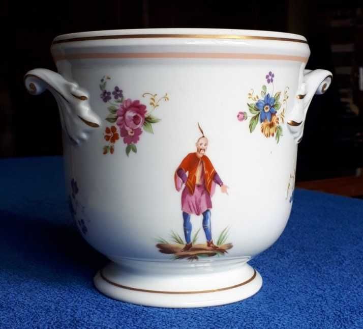 Vaso da Vista Alegre com desenho da Mottahedeh