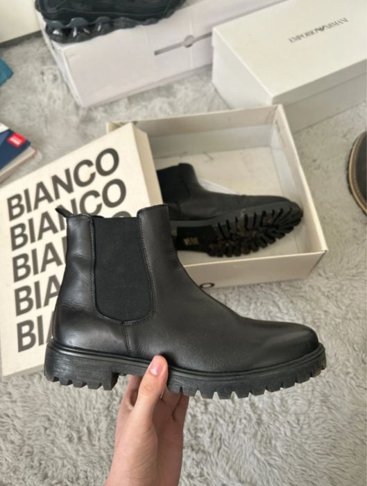 Buty botki za kostkę grubsza podeszwa z pudełkiem y2k swag shoes shoe drain alt retro vintage oh