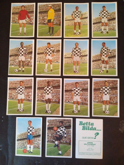 Cromos do Boavista FC Época 1971/72 Novos.