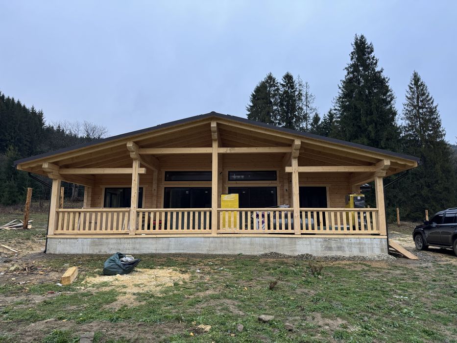 Будівництво деревʼяного будинку під ключ