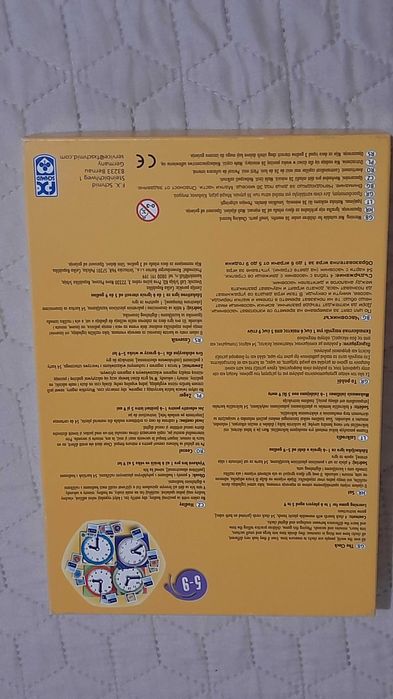 Zegar The clock gra edukacyjna wiek 5 -9 lat bdb