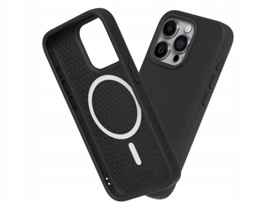 Etui RhinoShield SolidSuit MagSafe iPhone 15 Pro nowe czarne