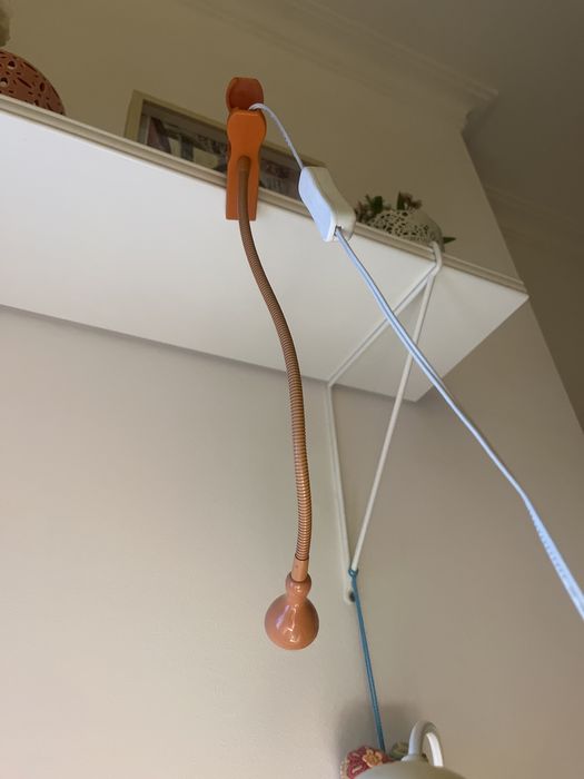 Candeeiro ikea laranja