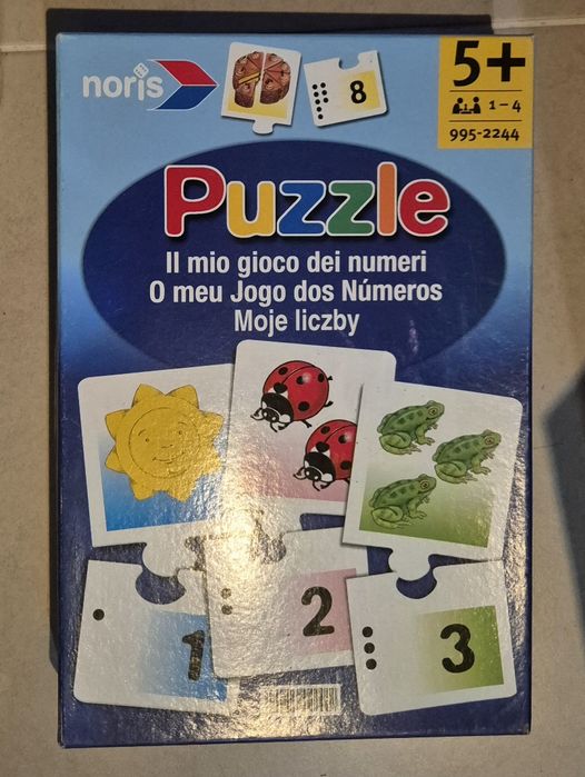 Puzzle de números para crianças com  mais de 5 anos