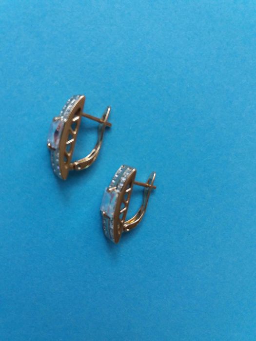 kolczyki kryształ multi