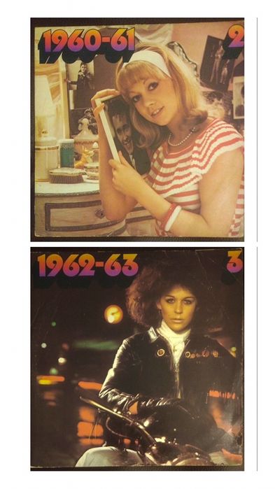 Vendo Coletânea de 8 discos LP, em vinil, de musica pop/rock