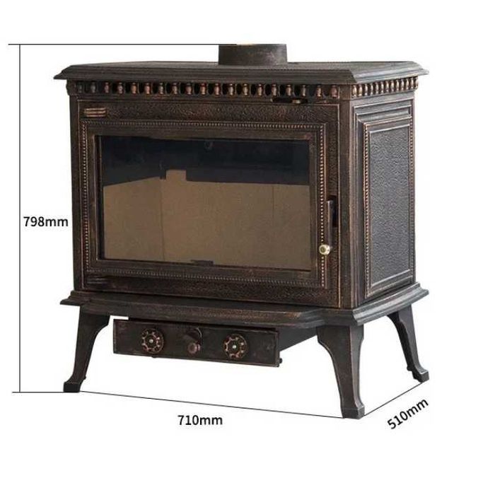 Salamandra Lenha Ferro Fundido 14Kw