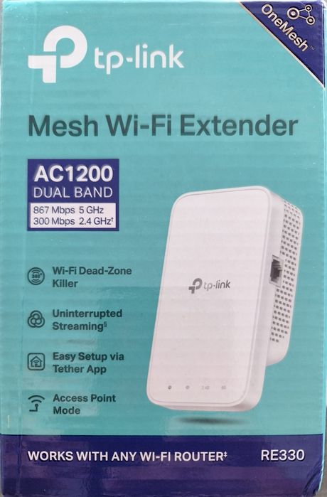 Vendo Repetidor Wi-Fi TP-Link RE330 AC1200 em excelente estado