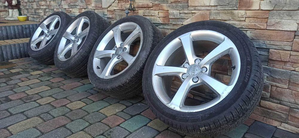 koła audi a3 8v felgi OEM 17 5x112 Pirelli cinturato P7