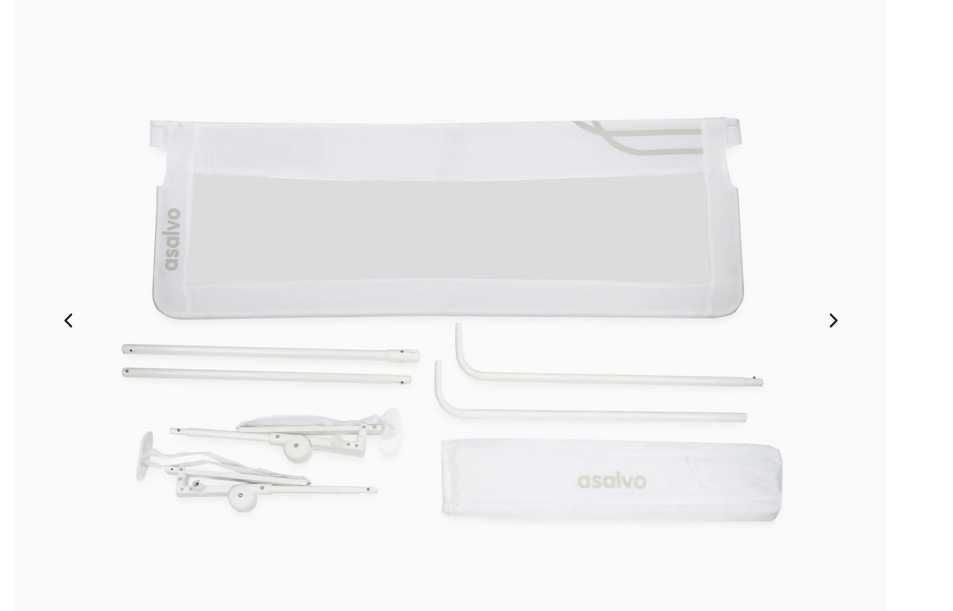Barreira De Cama 150 Cm Nord White Asalvo (ZIPPY)