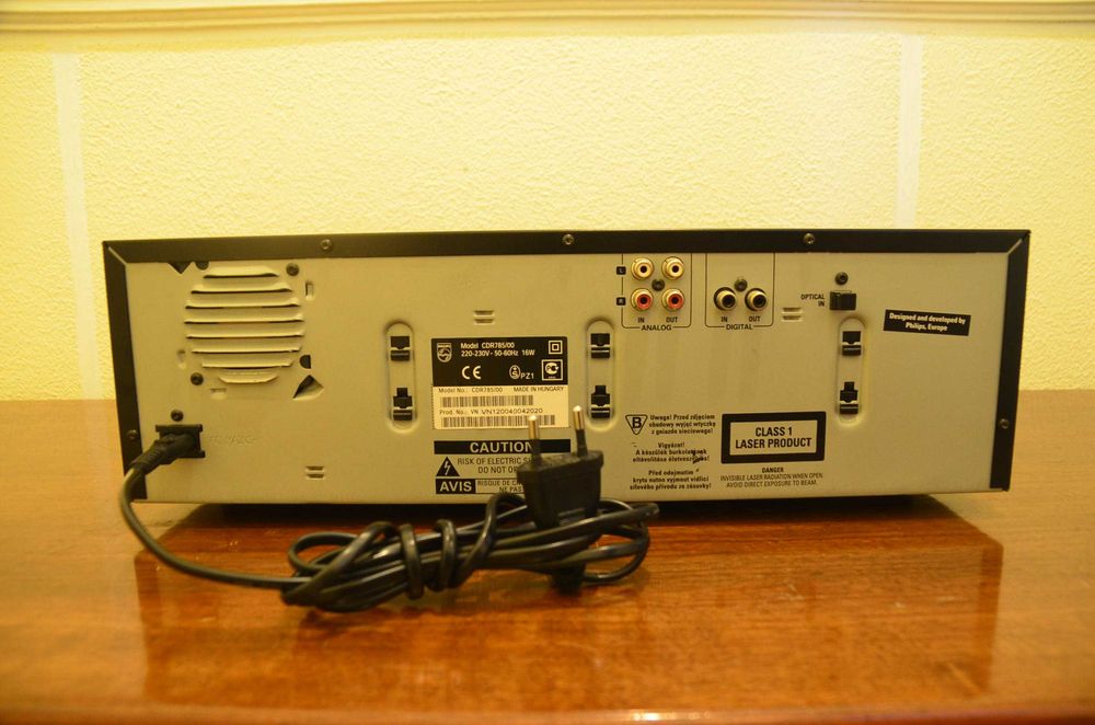 Leitor e Gravador de CD's Philips CDR 785
