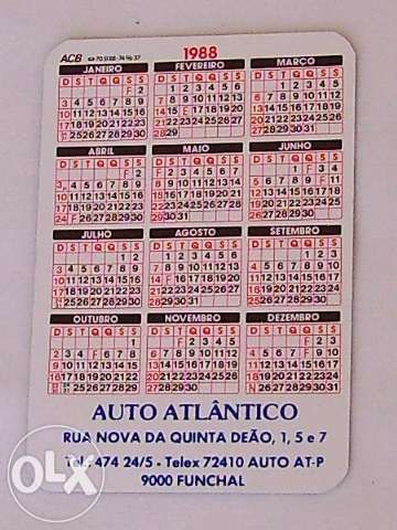 Calendários de Desportos Radicais - 1988 / 1990 / 1994 / 2005