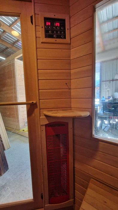 Sauna infra red infrared podczerwień narożna 2os kabina grzewcza