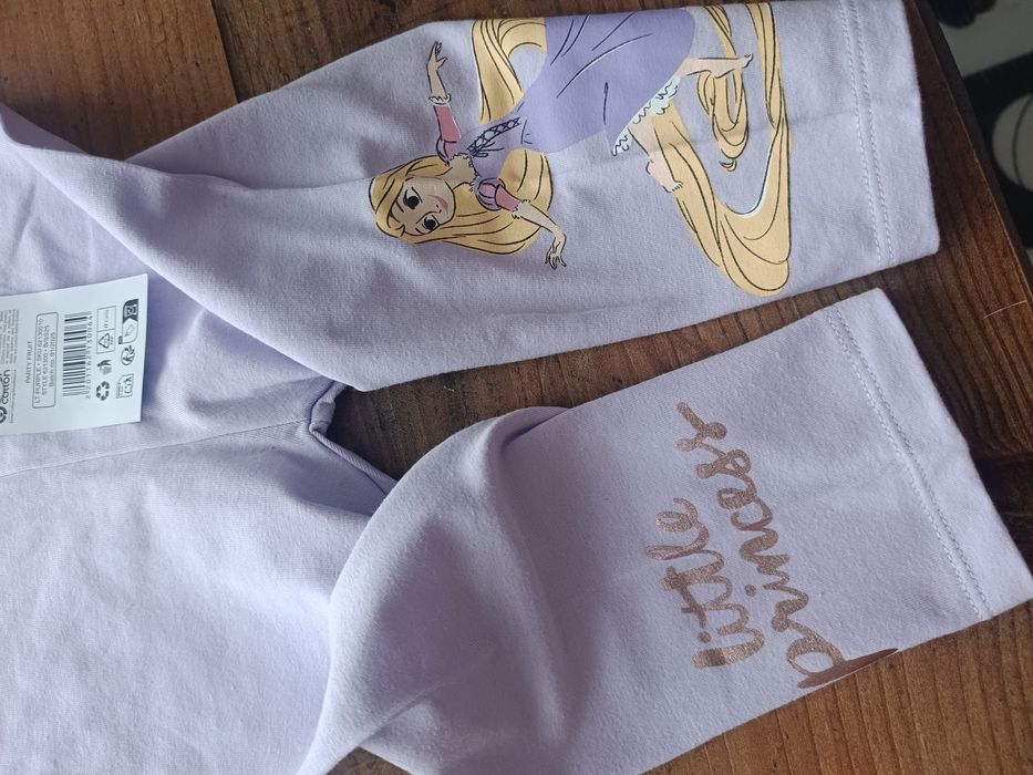 Nowe spodnie długość 3/4 little princes rozmiar 98