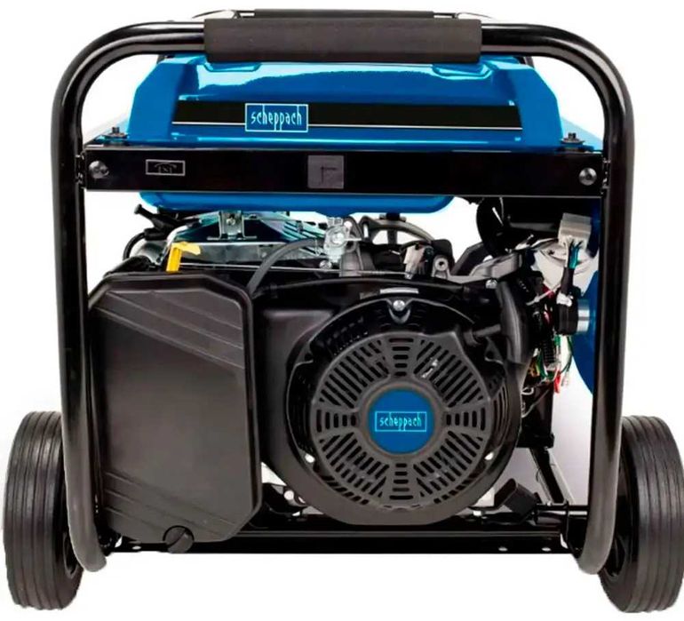 Генератор Scheppach SG7100 Газ-бензин,електростартер 6 кВт 3фази ,мідь