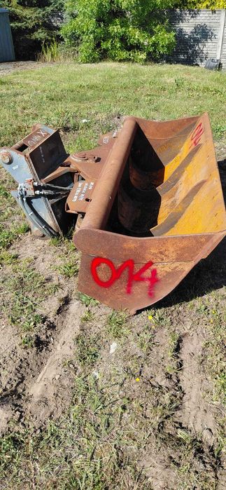 OilQuick 70/55 łyżka skarpówka uszkodzona Verachtert Lehnhoff